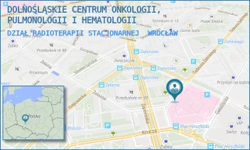 DZIAŁ RADIOTERAPII STACJONARNEJ - DOLNOŚLĄSKIE CENTRUM ONKOLOGII, PULMONOLOGII I HEMATOLOGII - PL. LUDWIKA HIRSZFELDA 12, WROCŁAW