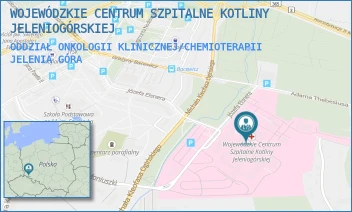 ODDZIAŁ ONKOLOGII KLINICZNEJ/CHEMIOTERAPII - WOJEWÓDZKIE CENTRUM SZPITALNE KOTLINY JELENIOGÓRSKIEJ - UL. MICHAŁA KLEOFASA OGIŃSKIEGO 6, JELENIA GÓRA