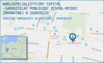 ODDZIAŁ ONKOLOGII KLINICZNEJ - WIELOSPECJALISTYCZNY SZPITAL -SAMODZIELNY PUBLICZNY ZESPÓŁ OPIEKI ZDROWOTNEJ W ZGORZELCU - UL. LUBAŃSKA 11-12, ZGORZELEC