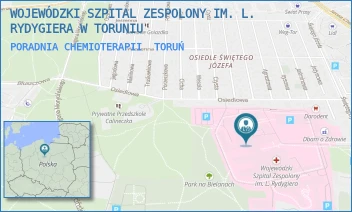 PORADNIA CHEMIOTERAPII - WOJEWÓDZKI SZPITAL ZESPOLONY IM. L. RYDYGIERA W TORUNIU - ŚW. JÓZEFA 53-59, TORUŃ