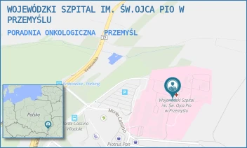 PORADNIA ONKOLOGICZNA - WOJEWÓDZKI SZPITAL IM. ŚW.OJCA PIO W PRZEMYŚLU - UL. MONTE CASSINO 18,  PRZEMYŚL
