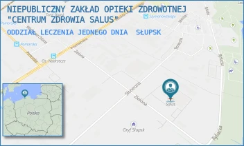 ODDZIAŁ LECZENIA JEDNEGO DNIA - SALUS SPÓŁKA Z OGRANICZONĄ ODPOWIEDZIALNOŚCIĄ - UL. ZIELONA 8, SŁUPSK